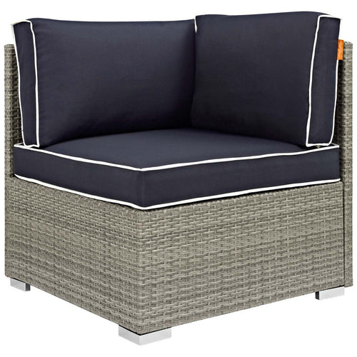 Repose Outdoor Patio Corner by Modway| Blue