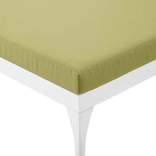 Perspective Cushion Outdoor Patio Chaise Lounge Chair by Modway| Green