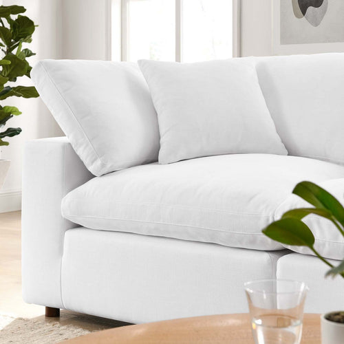 Commix 2 Piece Down Filled Overstuffed Sectional Sofa Set by Modway| White