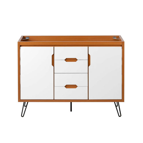 Energize 48" Double Sink Compatible (Not Included) Bathroom Vanity Cabinet by Modway| White