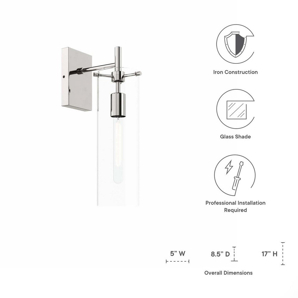 Skylark Wall Sconce by Modway| Silver