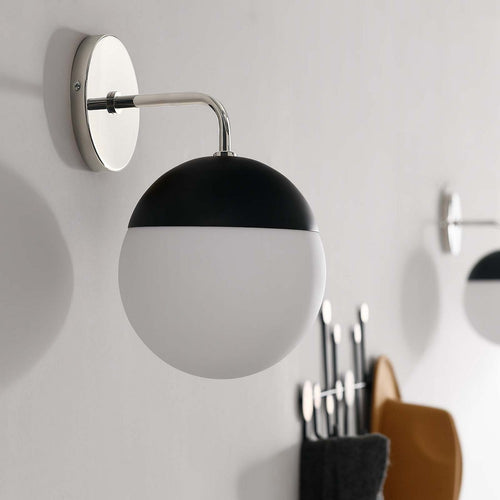 Stellar 1-Light Wall Sconce by Modway| Silver