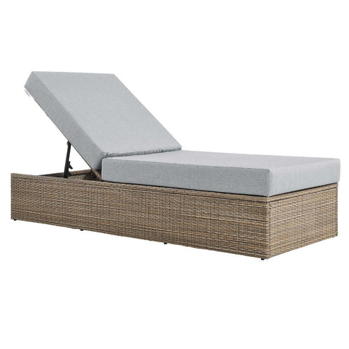 Modway Convene Chaises Longues, Cappuccino Gray