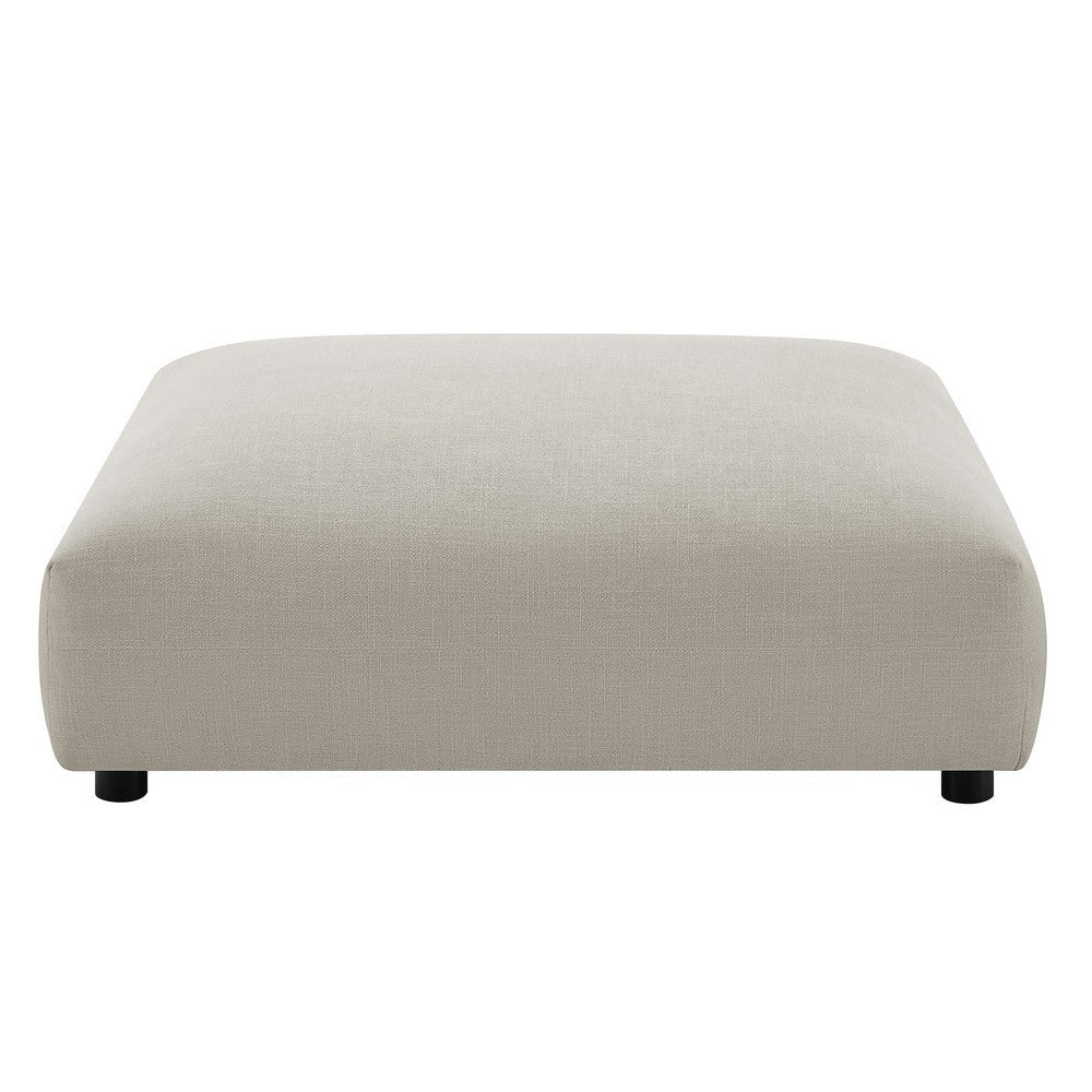 Modway Solace Armless Chair and Ottoman Linen