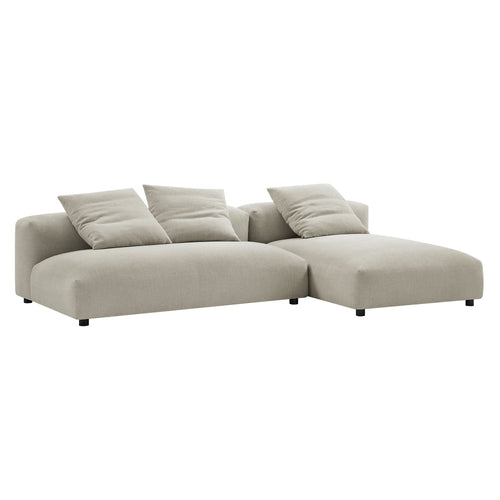 Modway Solace Sectional, Oversized, Linen