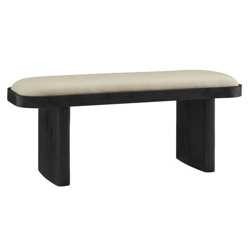 Iver 43" Upholstered Wood Accent Bench by Modway
