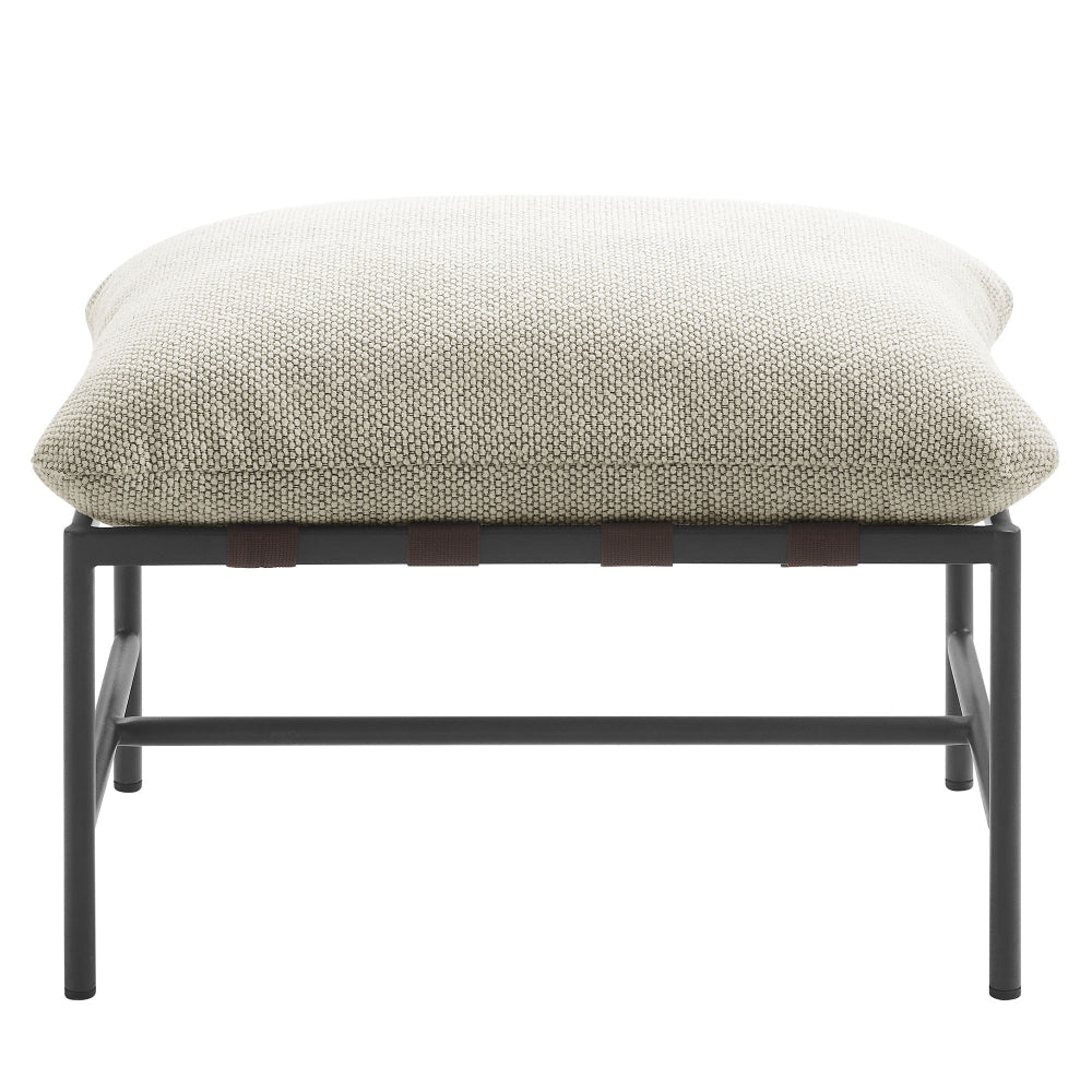 Raya Outdoor Patio Boucle Ottoman by Modway