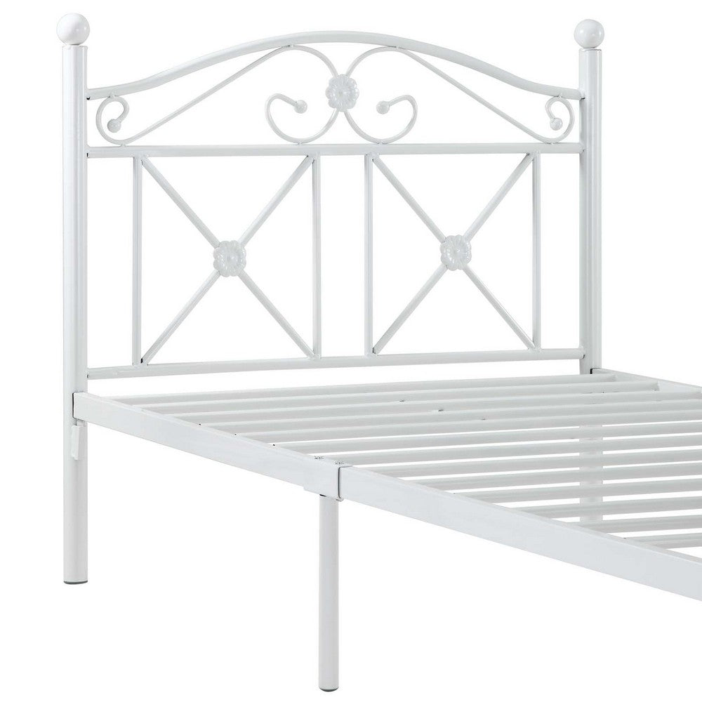 Cottage Twin Bed by Modway| White