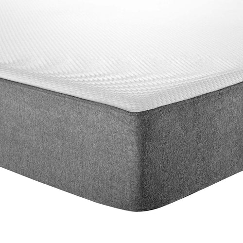 Flexhaven 10" Twin Memory Mattress by Modway| White