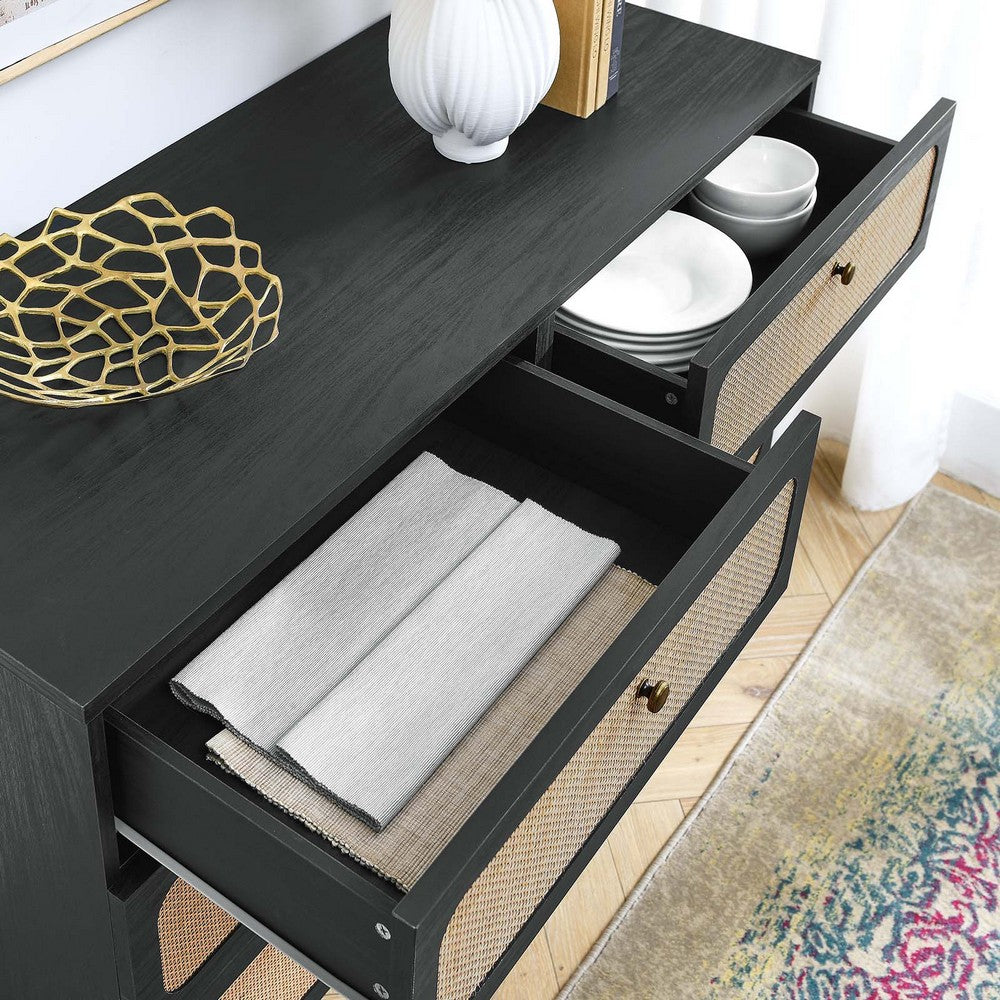 Chaucer 6-Drawer Compact Dresser by Modway| Black