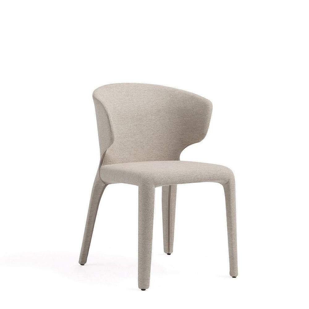 Conrad Modern Woven Tweed Dining Chair in Wheat (Set of 4) MHC-2-DC031-WWT