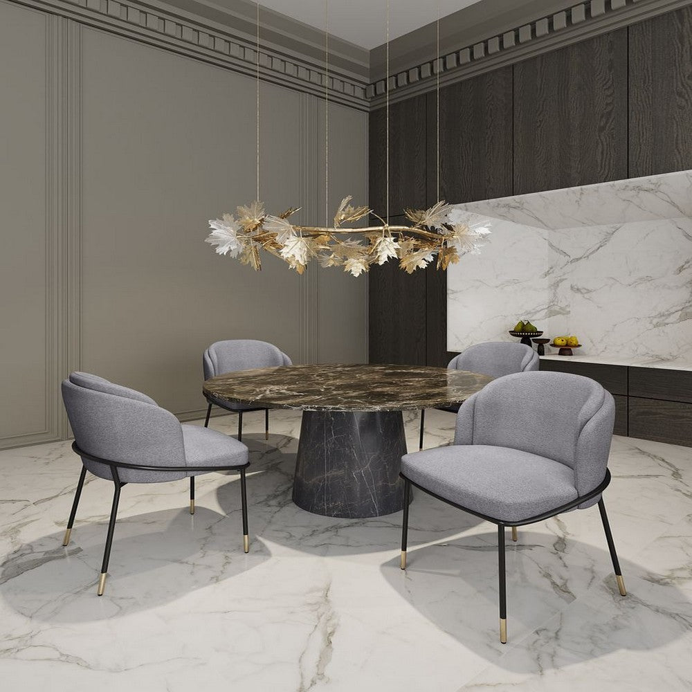 Curated visual reference: Further Flor Separated Dining End Reference: Buy Flor Fabric Dining Chair Grey Set