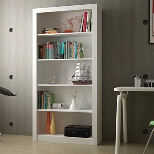 Classic Olinda Bookcase 1.0 with 5-Shelves in White