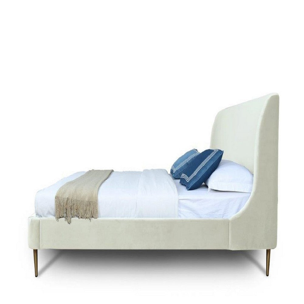 Heather Queen Bed in Cream MHC-BD003-QN-CR