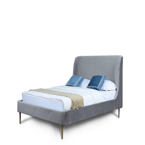Heather Queen Bed in Grey