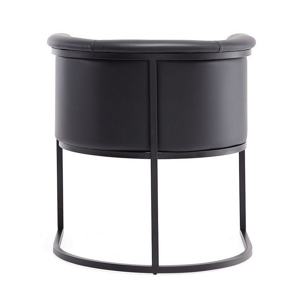 Bali Black Faux Leather Dining Chair MHC-DC044-BK