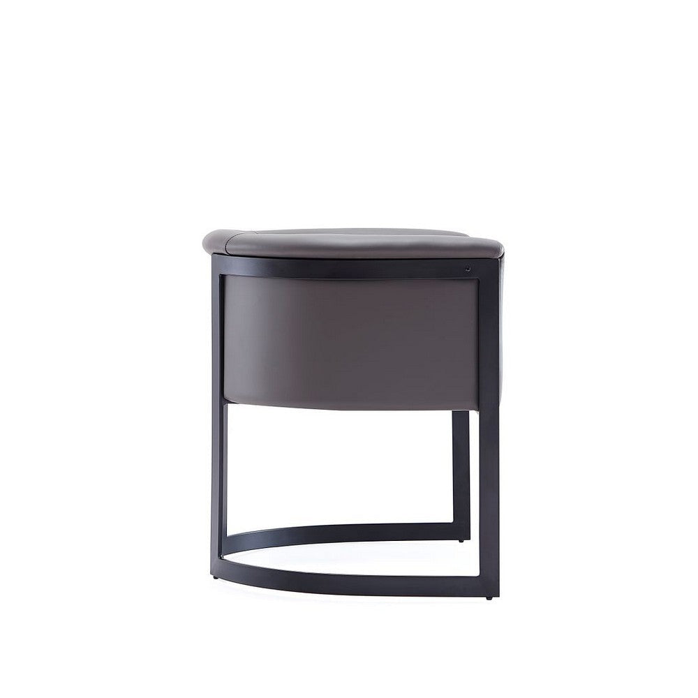 Corso Leatherette Dining Chair with Metal Frame in Grey MHC-DC046-PE