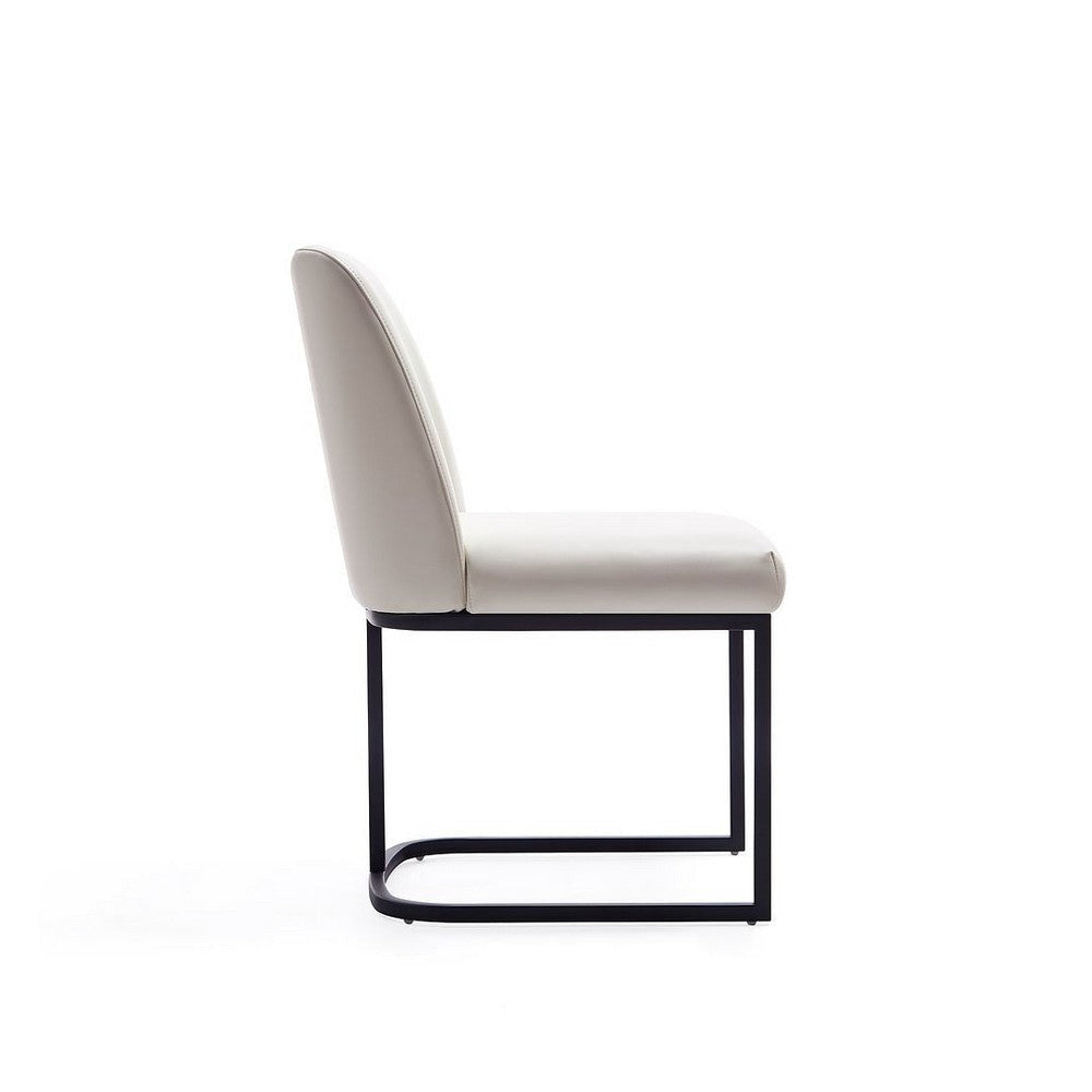 Serena Faux Leather Dining Chair in Cream MHC-DC056-CR