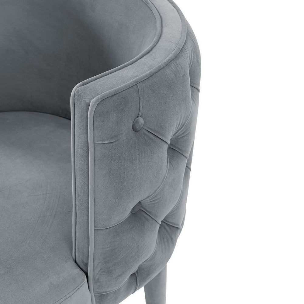 Modern Maya Tufted Velvet Dining Chair in Grey MHC-DC079-GY