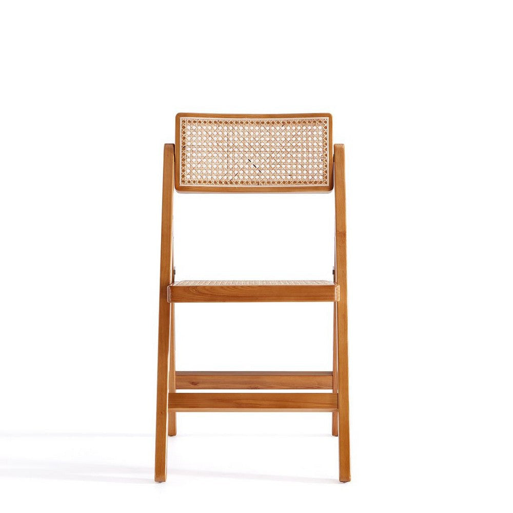 Pullman Folding Dining Chair in Nature Cane- Set of 2 MHC-DCCA08-NA
