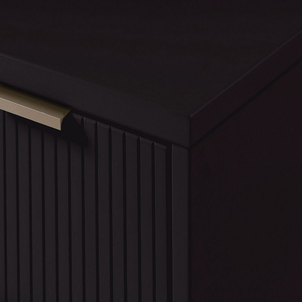 Granville Tall 23.62’’ Modern Narrow Dresser with 5 Full Extension Drawers in Black MHC-DR-5002