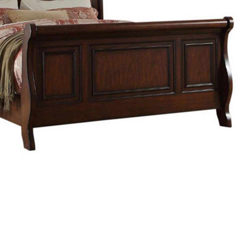 Queen Bed | Marvelous Design | Antique Cherry Finish PDX-F9289Q