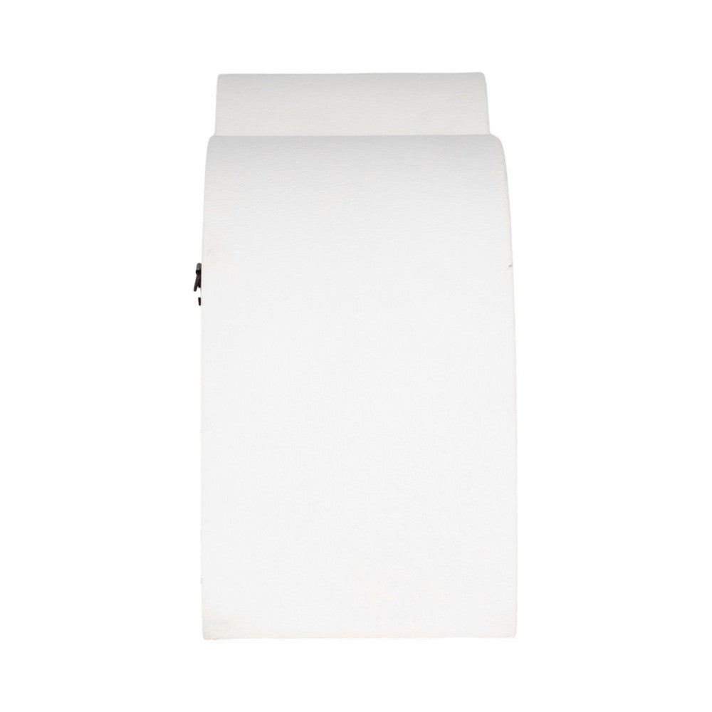 Wall Mounted Display Shelf | 3 Arched Compartments | 24" White Wood