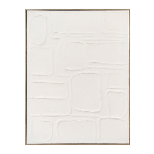 Hawk Decorative Wall Art | Ivory Abstract Pattern | Pine Wood 24x36