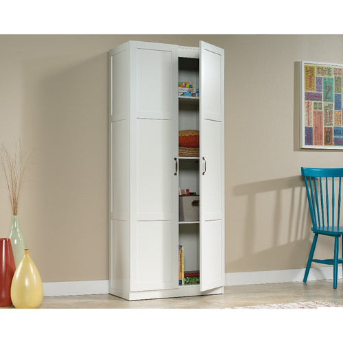 16"d 2-Door Storage Cabinet White 3a