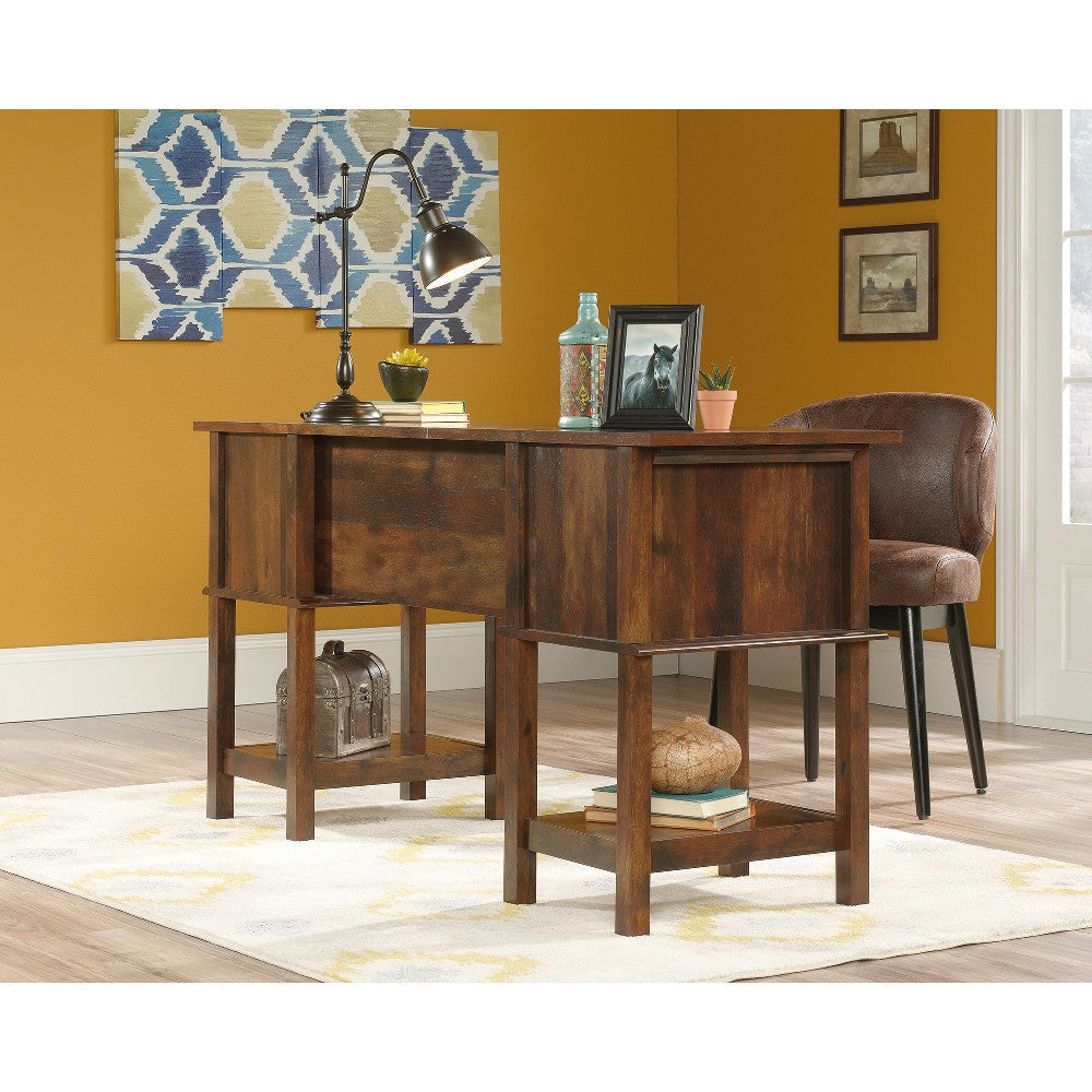 Viabella Double Ped Desk Cuc Disc