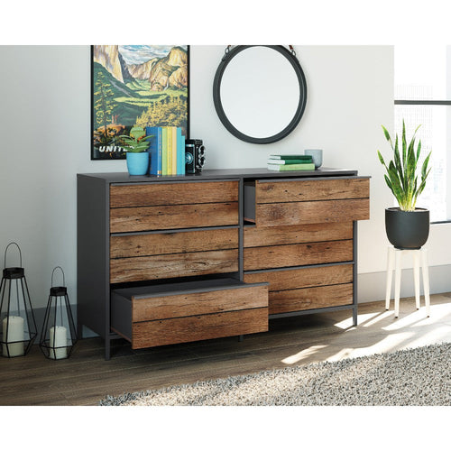Blvd Cafe 6-Drawer Dresser Vo/blk Disc