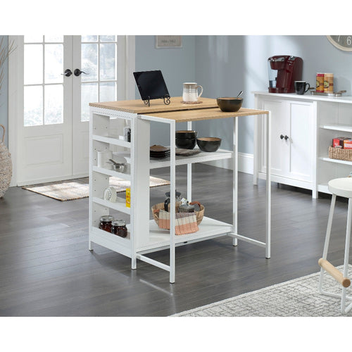 Kitchen Island Baltic Oak/white Disc