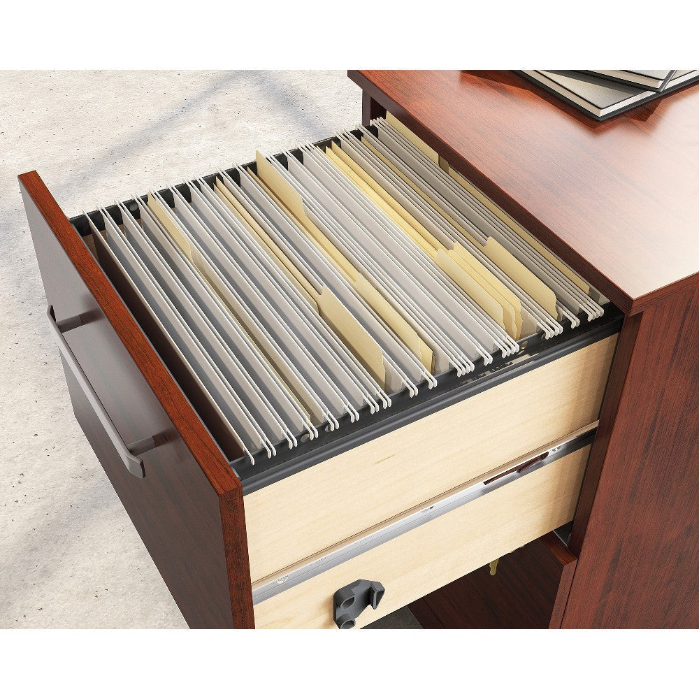 Affirm 72" Bow Desk 2drwr Peds Ste Cc A4