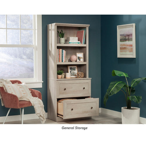 3-Shelf Bookcase W/2-drawers Chc