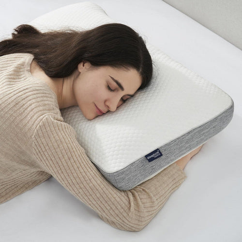 Sleeptone Queen Size Pillow, Removable Cover, Cooling White