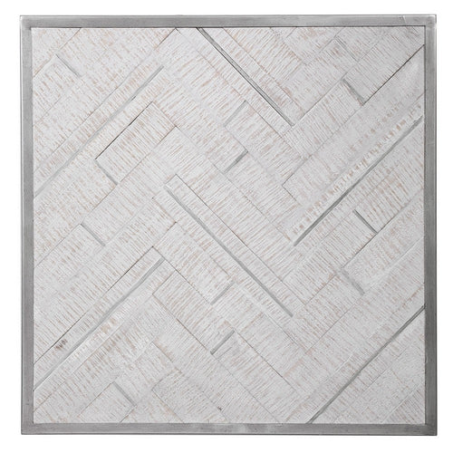 Redondo - 24 inch Coastal Wood Wall Decor - 24 inches wide by 2 inches deep