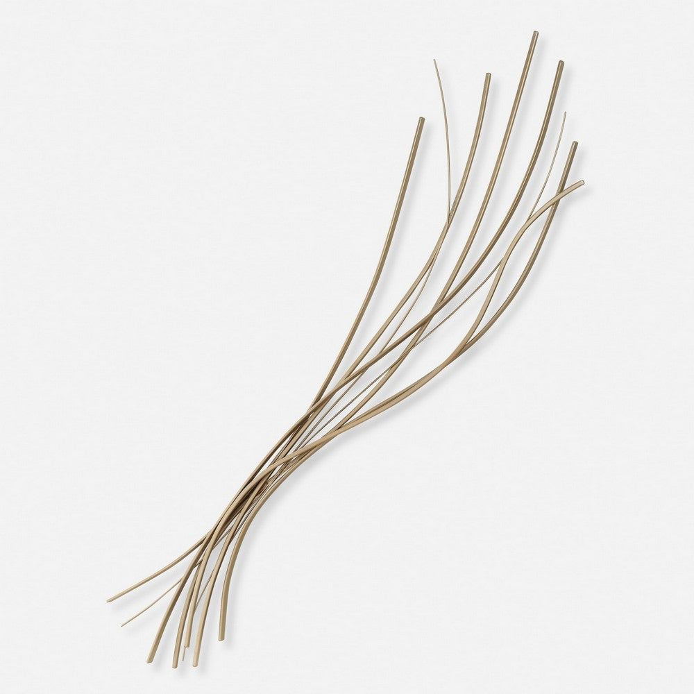 Frequencies Metal Wall Decor-12.25 Inches Tall and 52.75 Inches Wide Uttermost 04372