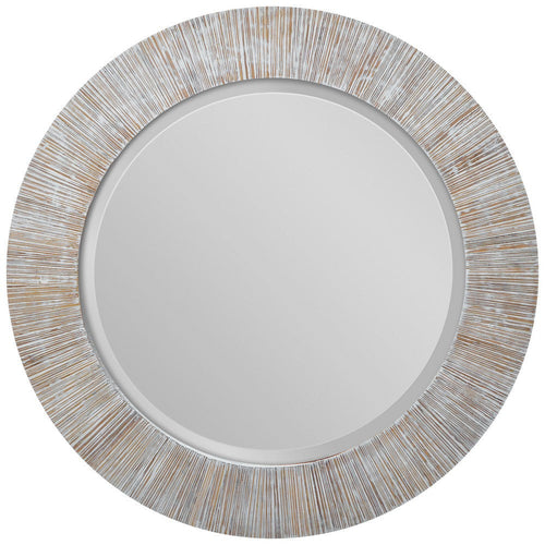 Uttermost Repose - Round Mirror-1.3 Inches Tall and 36 Inches Wide