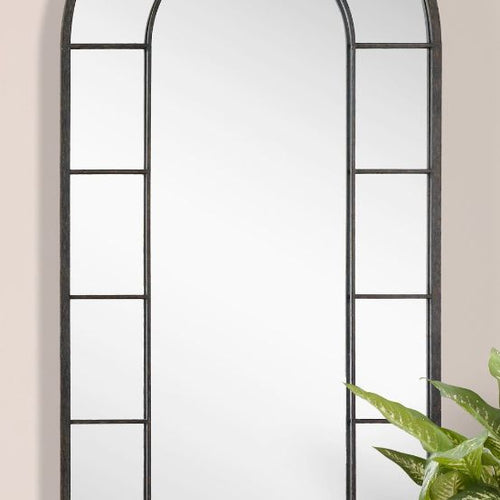 Uttermost Dillingham Black Arch Mirror By Casagear Home