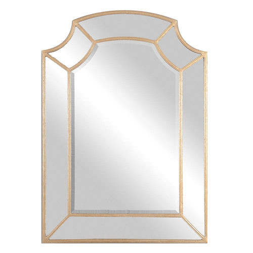 Uttermost Francoli Antique Gold 32" x 44" Arch Wall Mirror