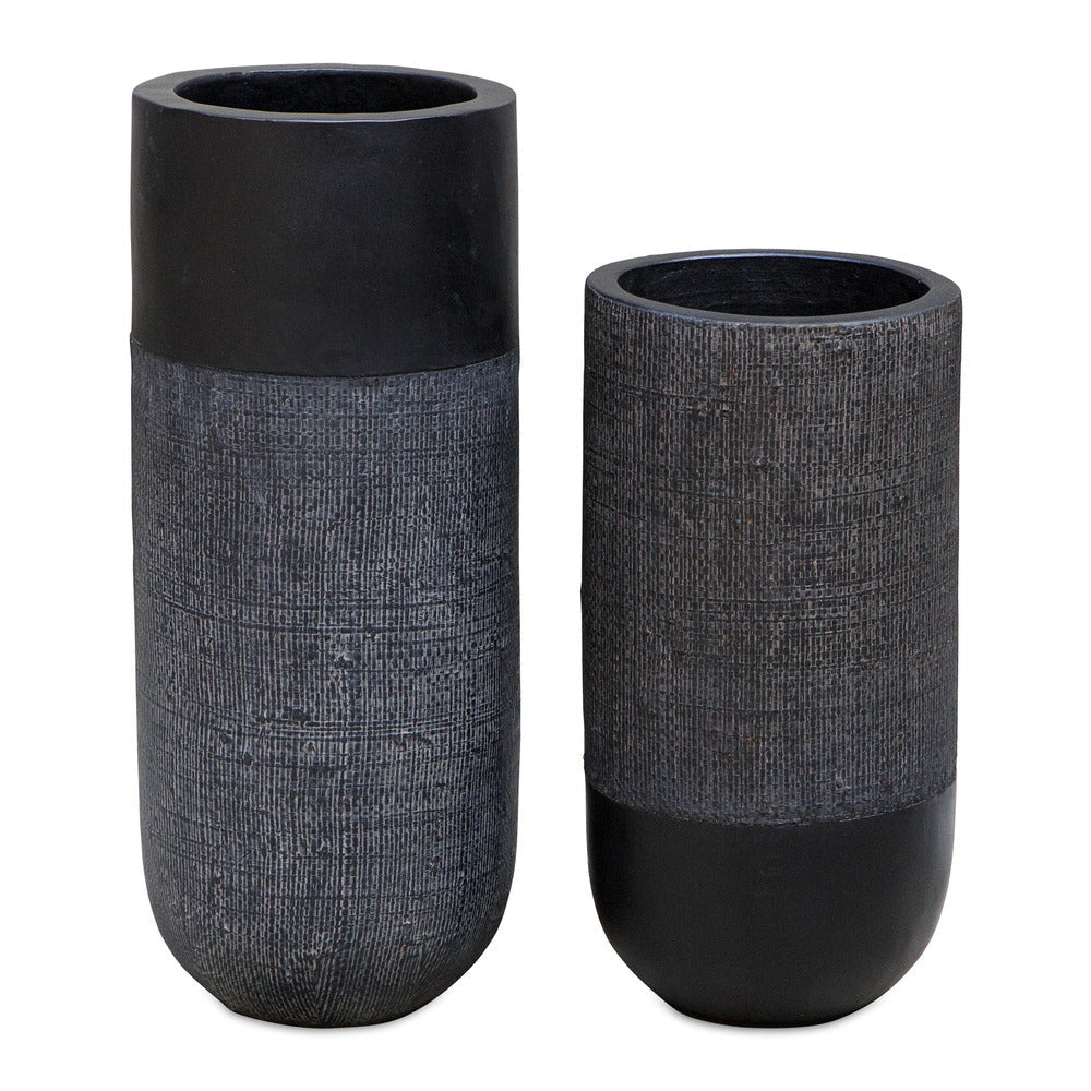 Uttermost Woven Shadow Vases, Set/2