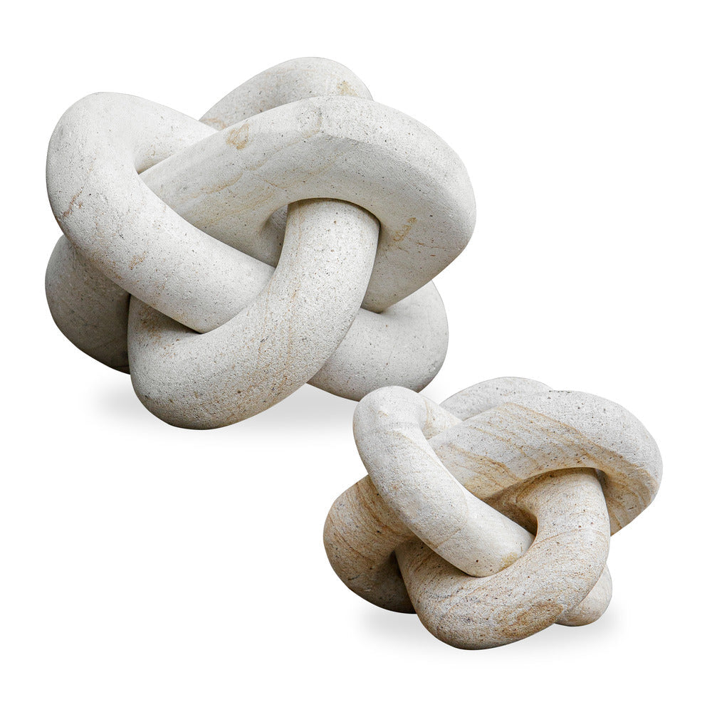 Uttermost Limestone Link Sculptures, Set/2
