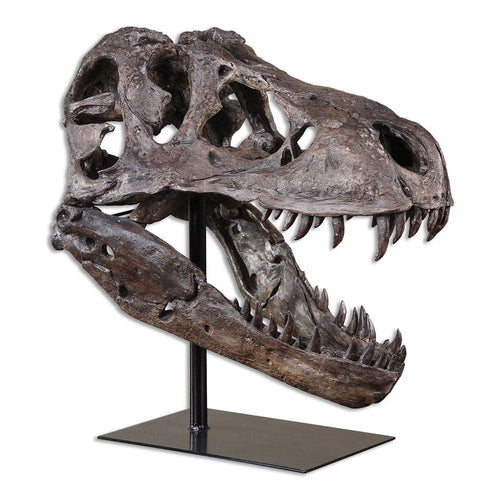 Tyrannosaurus - 19.75 inch Sculpture - 19.25 inches wide by 11.38 inches deep