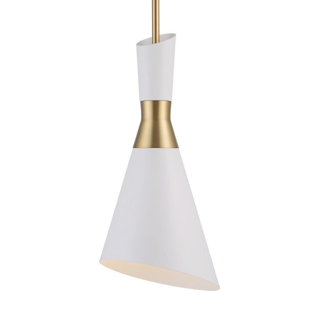 Uttermost 21560 Eames - 1 Light Mini Pendant in Modern Style-18.5 Inches Tall and 8 Inches Wide