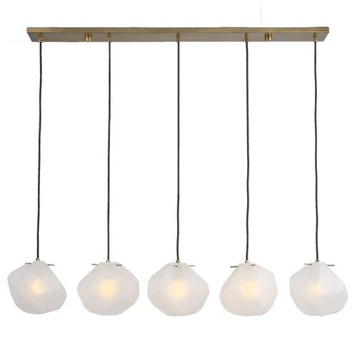 Uttermost Geodesic - 5 Light Linear Pendant-8.25 Inches Tall and 47 Inches Wide