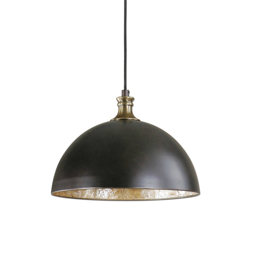 Uttermost Placuna Pendant 1 Light Warm Antiqued Capiz Shell -Traditional Installation