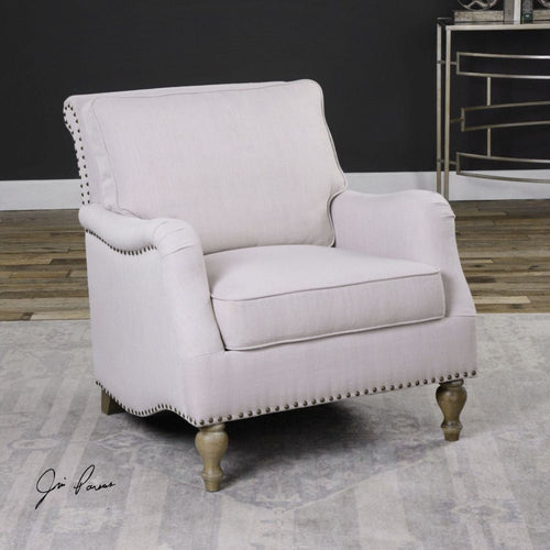Uttermost Upholstery Armchair, White