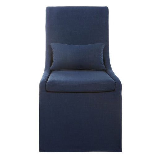 Uttermost Coley - Armless Chair-39.5 Inches Tall and 23 Inches Wide-Denim Blue Finish