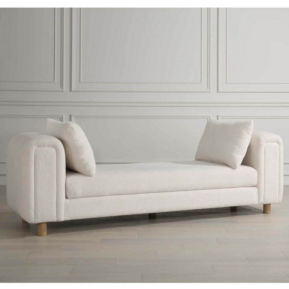 Uttermost Repose Oversized Ivory Bench UT-23836