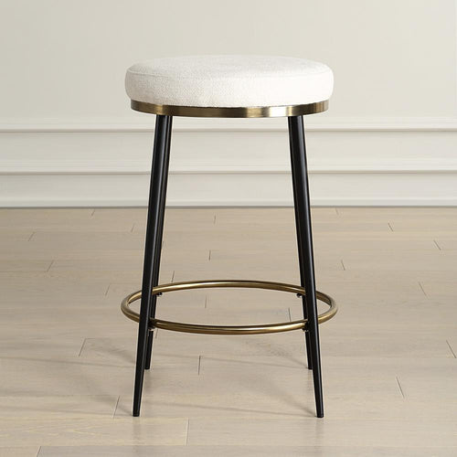 Uttermost Ensemble Cream Counter Stool